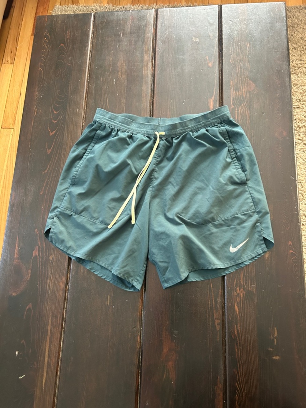 Nike Men’s Teal Athletic Shorts with Drawstring
